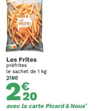 Picard Les Frites offre