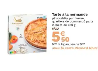 Picard Tarte à La Normande offre