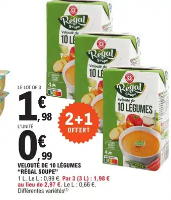 E.Leclerc Express Velouté de 10 Légumes Régal Soupe offre
