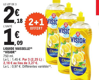 Liquide Vaisselle Visior