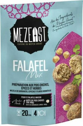 Géant Casino Préparation aux pois chiches épices et herbes Falafel Mix offre