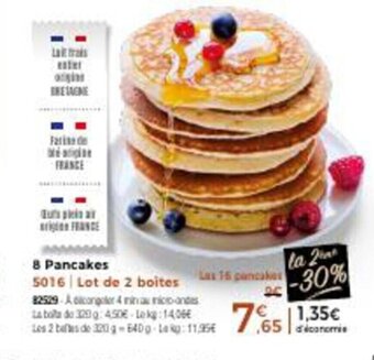Thiriet 8 Pancakes offre