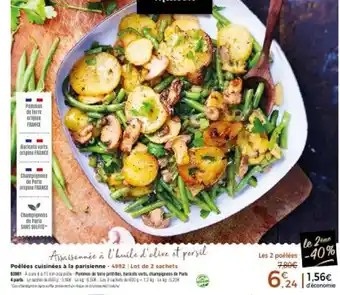 Thiriet Poélées cuisinées A La Parisienne offre