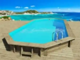 Piscine bois " ibiza " - 8.57 x 4.57 x 1.31 m