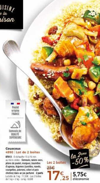 Thiriet Couscous offre
