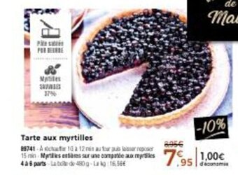 Thiriet Tarte Aux Myrtilles offre