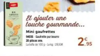 Thiriet Mini Gaufrettes offre