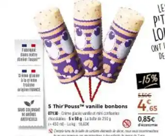 Thiriet 5 Thir'Pouss Vanille Bonbons offre
