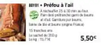 Thiriet Préfou à L'Ail offre