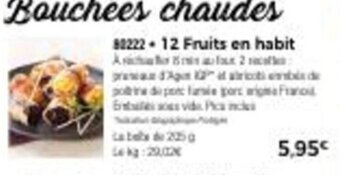 Thiriet 12 Fruits En Habit offre