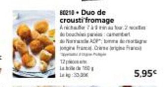 Thiriet Duo De Crousti Fromage offre