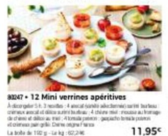 Thiriet 12 Mini Verrines Apéritives offre
