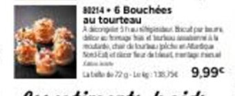 Thiriet 6 Bouchées Au Tourteau offre