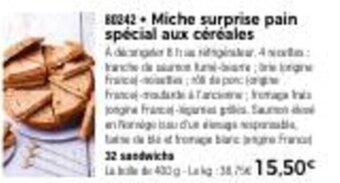 Thiriet Miche Surprise Pain Spécial Aux Céréales offre