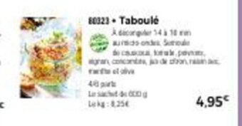 Thiriet Taboulé offre