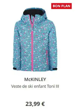 Intersport Mckinley Veste de ski Enfant Toni III offre