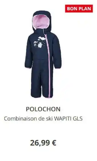 Intersport Polochon Combinaison de Ski Wapiti Gls offre