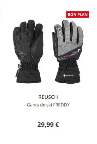 Intersport Reusch Gants de Ski Freddy offre