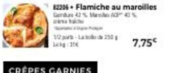 Thiriet Flamiche au Maroilles offre