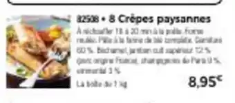 Thiriet 8 Crêpes Paysannes offre