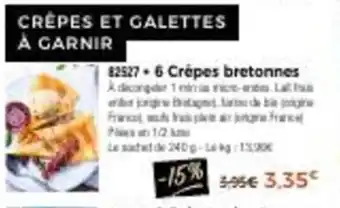 Thiriet 6 Crêpes Bretonnes offre
