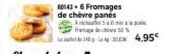 Thiriet Fromages de Chevre Panes offre