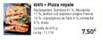 Thiriet Pizza Royale offre