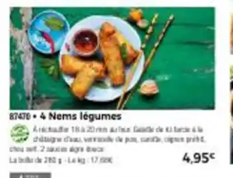 Thiriet 4 Nems legumes offre