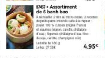 Thiriet Assortiment de 6 Banh Bao offre