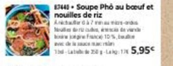 Thiriet Soupe Pho au Boeuf Et Nouilles de Riz offre