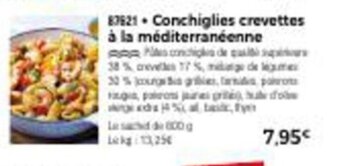 Thiriet Conchiglies Crevettes a La Méditerranéenne offre