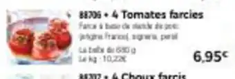 Thiriet 4 Tomates Farcies offre