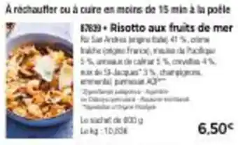 Thiriet Risotto Aux Fruits de Mer offre