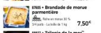 Thiriet Brandade de Morue Parmentiere offre