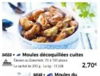 Thiriet Moules Décoquillées Cuites offre