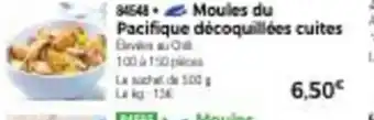 Thiriet Moules du Pacifique Décoquillées Cuites offre