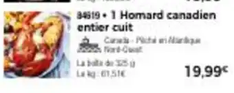 Thiriet 1 Homard Canadien Entier Cuit offre