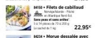 Thiriet Filets de Cabillaud offre