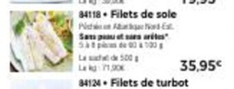 Thiriet Filets de Sole offre