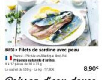 Thiriet Filets de Sardine Avec Peau offre