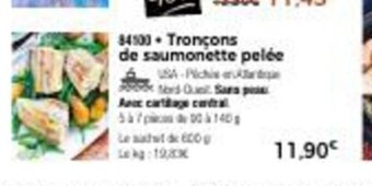 Thiriet Troncons de Saumonette Pelee offre