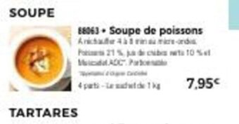 Thiriet Soupe de Poissons offre