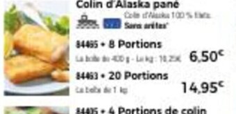 Thiriet Colin d'Alaska Pane offre