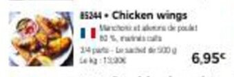 Thiriet Chicken wings offre