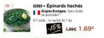 Thiriet Épinards hachés offre