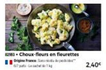 Thiriet Choux-fleurs en fleurettes offre