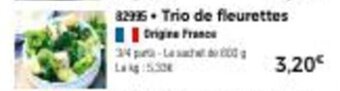 Thiriet Trio de fleurettes offre