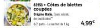 Thiriet Côtes de blettes coupées offre