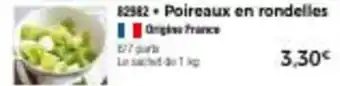 Thiriet Poireaux en rondelles offre