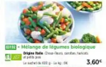 Thiriet Mélange de légumes biologique offre